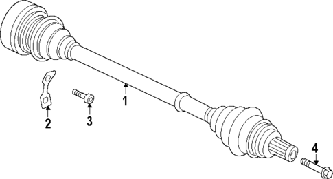 Drive Axles for 2025 Audi SQ7 #1