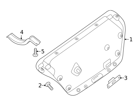 Interior Trim - Trunk for 2017 Nissan Maxima #0