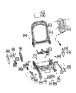 68640139AA - Interior Trim: Seat Screw for Mopar Image