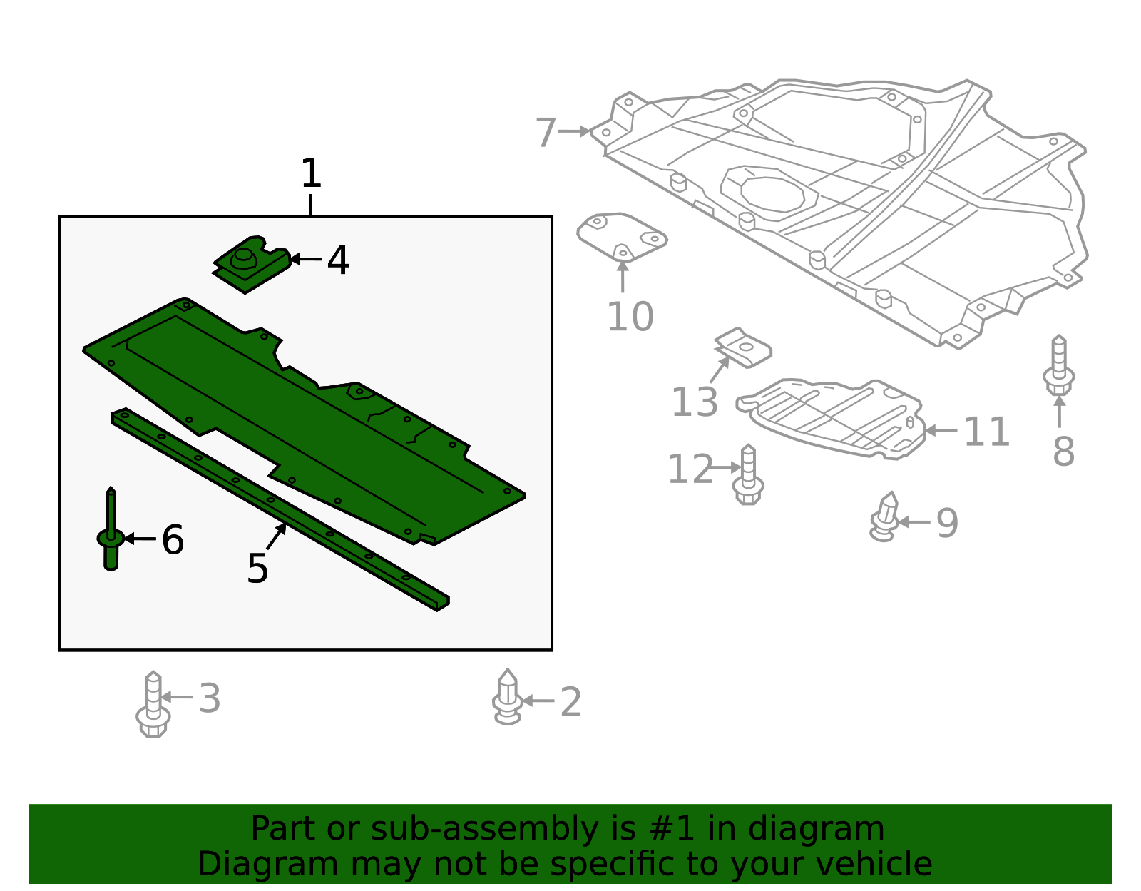 BCKB-56-11Y - Radiator Support Splash Shield - 2019-2025 Mazda 3