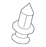 B45A56146A - Body: Air Inlet Cover Fastener for Mazda: 3, 6, CX-3, CX-30, CX-5, CX-50, CX-70, CX-9, CX-90, MX-30 EV, MX-5 Miata Image