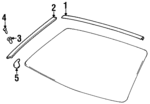 8613529000 - : Side Molding Pad for Hyundai Image
