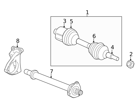 Drive Axles for 2014 Chevrolet Captiva Sport #0