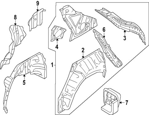 Inner Structure for 2025 Subaru Impreza #0