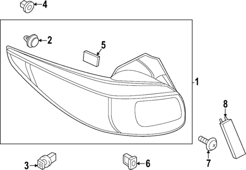 Tail Lamps for 2023 Mazda CX-5 #1
