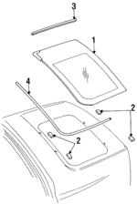 8970967433 - : Glass Assembly for Isuzu Image