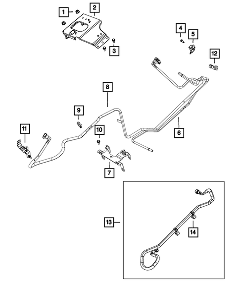 Fuel Lines for 2018 Jeep Wrangler JK #0
