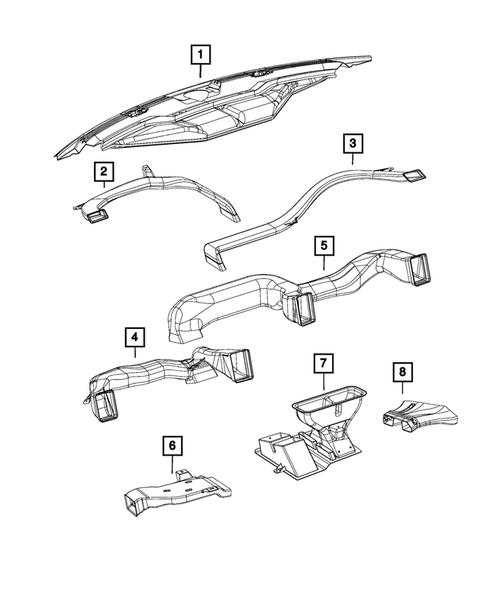 Air Ducts for 2014 Ram 2500 #0