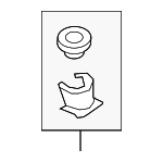 13718620474 - Engine: Air Cleaner Assembly Lower Bracket for BMW Image