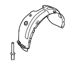 86811P1000 - : Fender Liner for Kia: Sportage Image