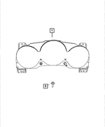 5107702AJ - : Instrument Panel Cluster for Chrysler: Sebring Image