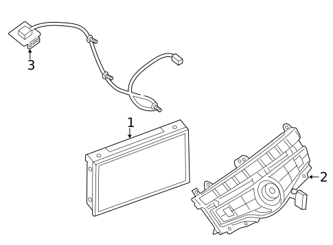 Navigation System for 2014 Nissan Pathfinder #0