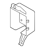 51137370657 - Body: Camera Rear Cover for BMW: 530e, 530e xDrive, 530i, 530i xDrive, 540d xDrive, 540i, 540i xDrive, M550i xDrive Image