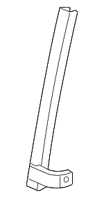 72230SZAA01 - : 2009-2015 Honda Pilot - Sash R Front Door (Lower) (Front) for Honda: Pilot Image