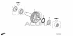 23250RT4000 - Transmission - Automatic: SHAFT, IDLE for Acura Image