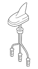 8K5035503CGRU - : Antenna for Audi: A4, A4 Quattro, S4 Image