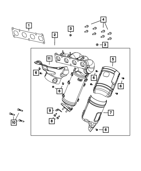 Manifolds and Vacuum Fittings for 2015 Chrysler 200 #7