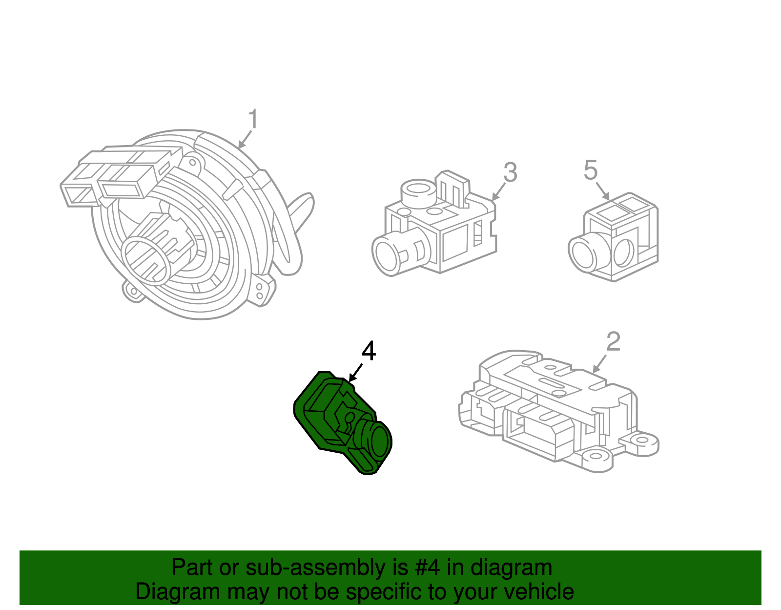 13576422 - OEM GM Side Impact Sens | GMPartsCenter.net | GM Parts Center