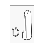 72620THRA01 - Body: Handle, Inside for Honda: Odyssey Image