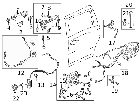 Sliding Door for 2018 Honda Odyssey #1