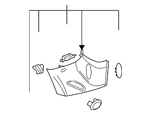25770426 - : Part# 25770426 Molding for Cadillac: SRX Image