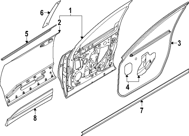 808397LF0A - : Seal Strip for Nissan Image