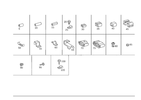 Hydraulic Line Mounting Parts for 1993 Mercedes-Benz 600SL #0