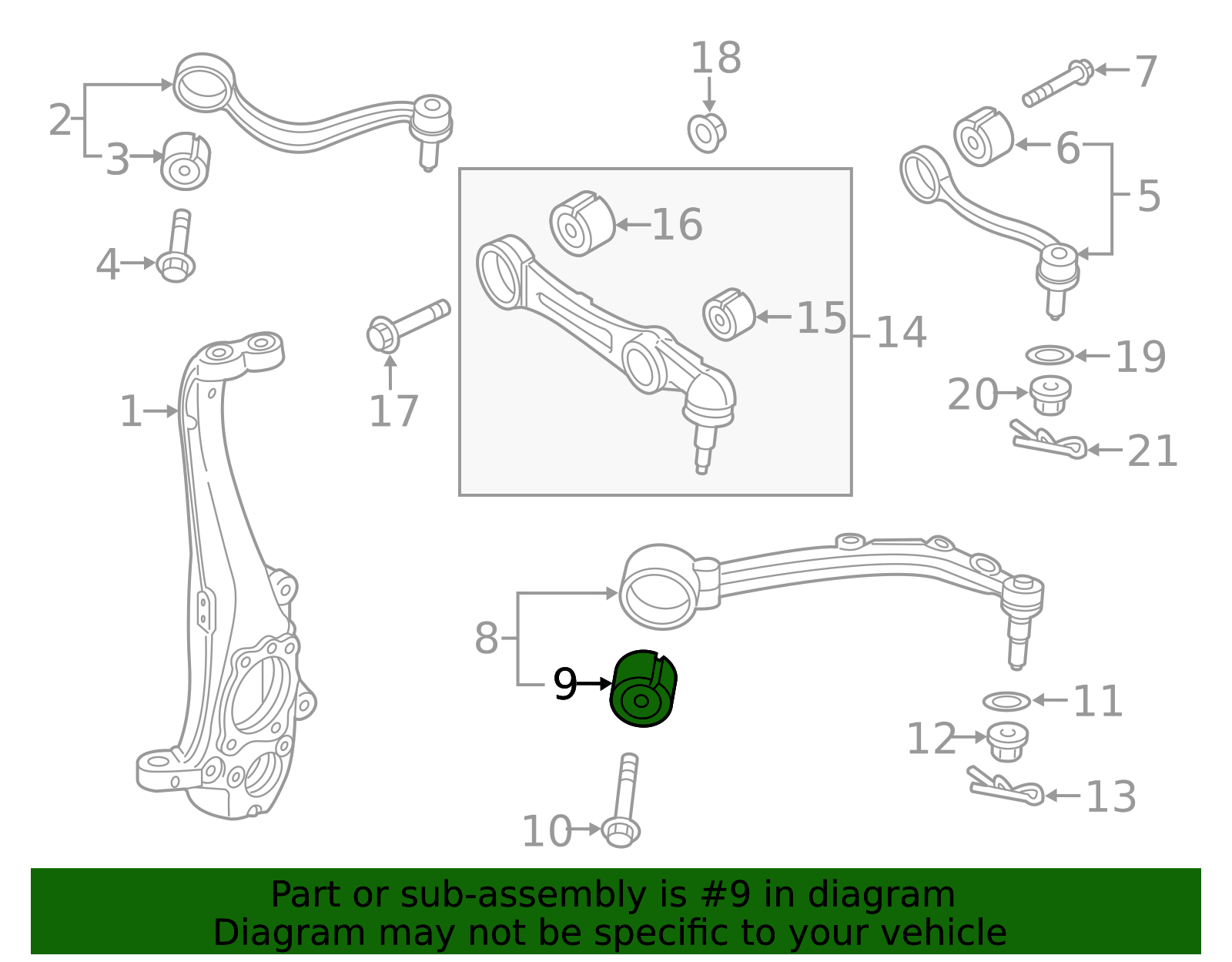54584-B1200 - High-Quality Suspension Control Arm Bushing for 2015-2020 ...