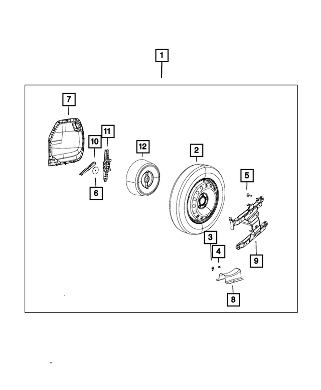 82215589AF - Mopar Accessories - Component Parts: Tire Repair Emergency Kit for Mopar Image image