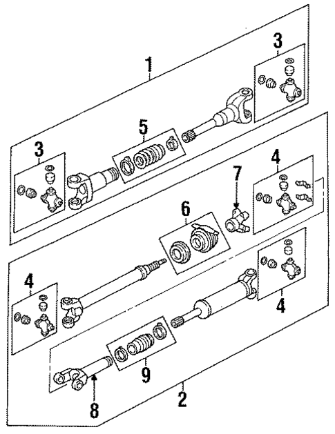 Axle Shaft for 1989 Mercury Topaz #1