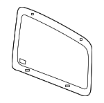 55362470AB - Body: Quarter Glass for Mopar Image