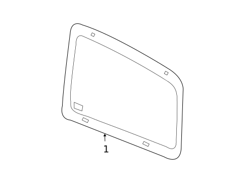 Glass & Hardware for 2008 Chrysler Aspen #0