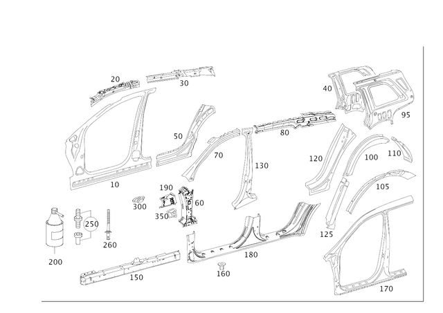 1646300225 - Side Panels: Carrier for Mercedes-Benz Image image