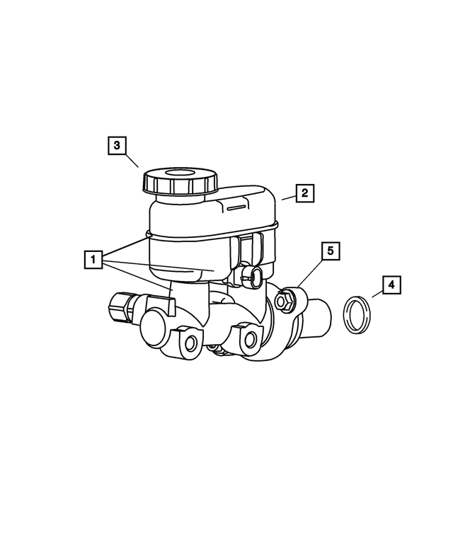 5015149AB - : Brake Master Cylinder for Mopar Image