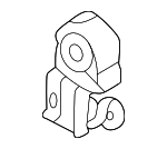 28780L1000 - Exhaust: Front Muffler Insulator for Hyundai: Santa Cruz, Santa Fe, Sonata, Tucson Image