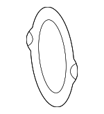 287513J000 - Exhaust: Rear Muffler Gasket for Genesis: G70, G80, G90, GV70, GV80, GV80 Coupe | Hyundai: Kona N, Palisade, Santa Cruz, Santa Fe, Santa Fe Sport, Santa Fe XL, Sonata, Veloster N Image