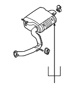 28710S2400 - : Rear Muffler for Hyundai Image