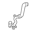 1772034900 - Cooling System: Reservoir Hose for Mercedes-Benz Image