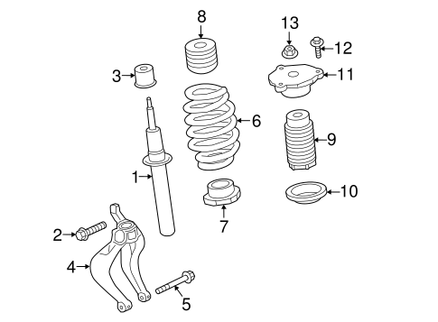 Struts & Components for 2025 Volvo XC60 | OEM Parts Online