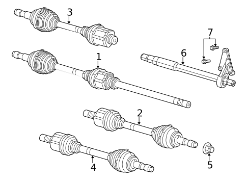 CV Components for 2023 Ram ProMaster 3500 #0