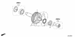 23250RT4000 - Transmission - Automatic: SHAFT, IDLE for Acura Image
