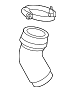 1K0145838AE - Cooling System: Elbow for Volkswagen: GTI, Jetta, Rabbit Image