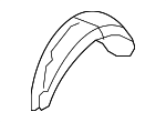 868300W200 - Body: Wheelhouse Liner for Hyundai: Santa Fe Image