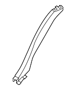 858953M000RY - Body: Lock Pillar Trim for Hyundai Image