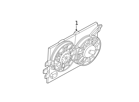 Cooling Fan for 2005 Ford Focus #0