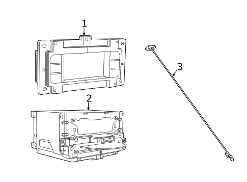 Navigation System Components for 2012 Chrysler 300 #0
