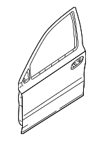 5F9Z7420124BC - Body: Door Shell for Ford: Freestyle, Taurus X Image