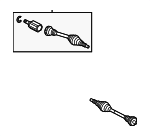 T4A50400 - : Axle Assembly for Jaguar Image