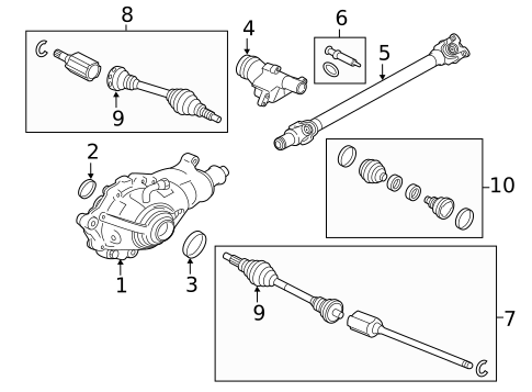 Carrier & Front Axles for 2017 Jaguar F-Pace #0