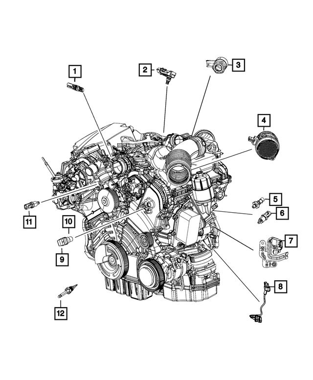 « 5146806AD – Electrical : Différence De Pression Capteur pour Mopar Image »